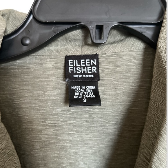Eileen Fisher New York 100% Silk Jacket - Picture 4 of 5